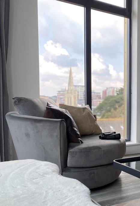 The Pad By The Beach Penthouse Apartment With Sunset And City Views Bournemouth Ngoại thất bức ảnh